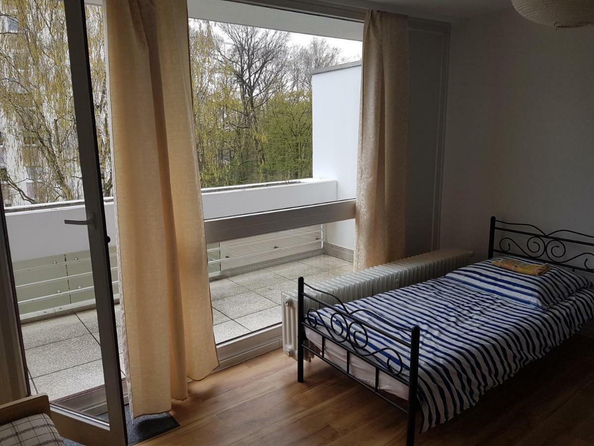 Hannover Messe-Wohnung Buitenkant foto